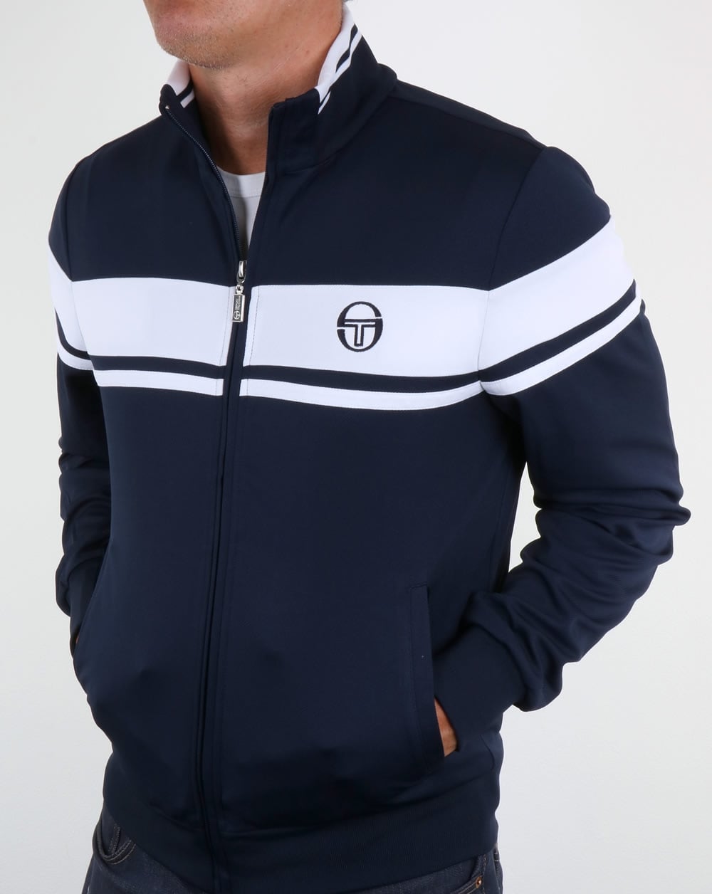 Sergio Tacchini Damarindo Track Top Navy/White