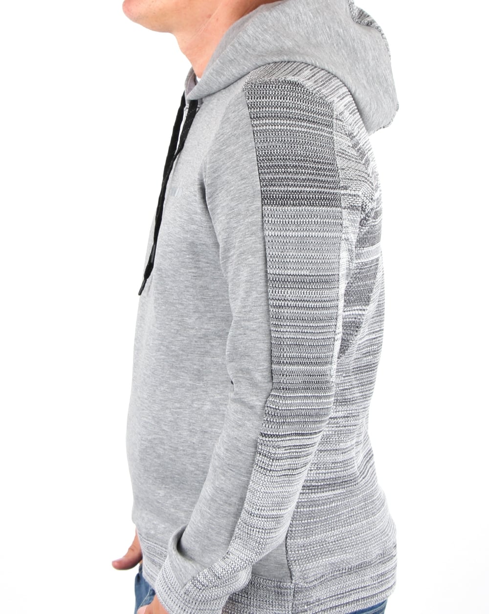 Diadora Evo Pwr Hooded Sweat Grey Melange