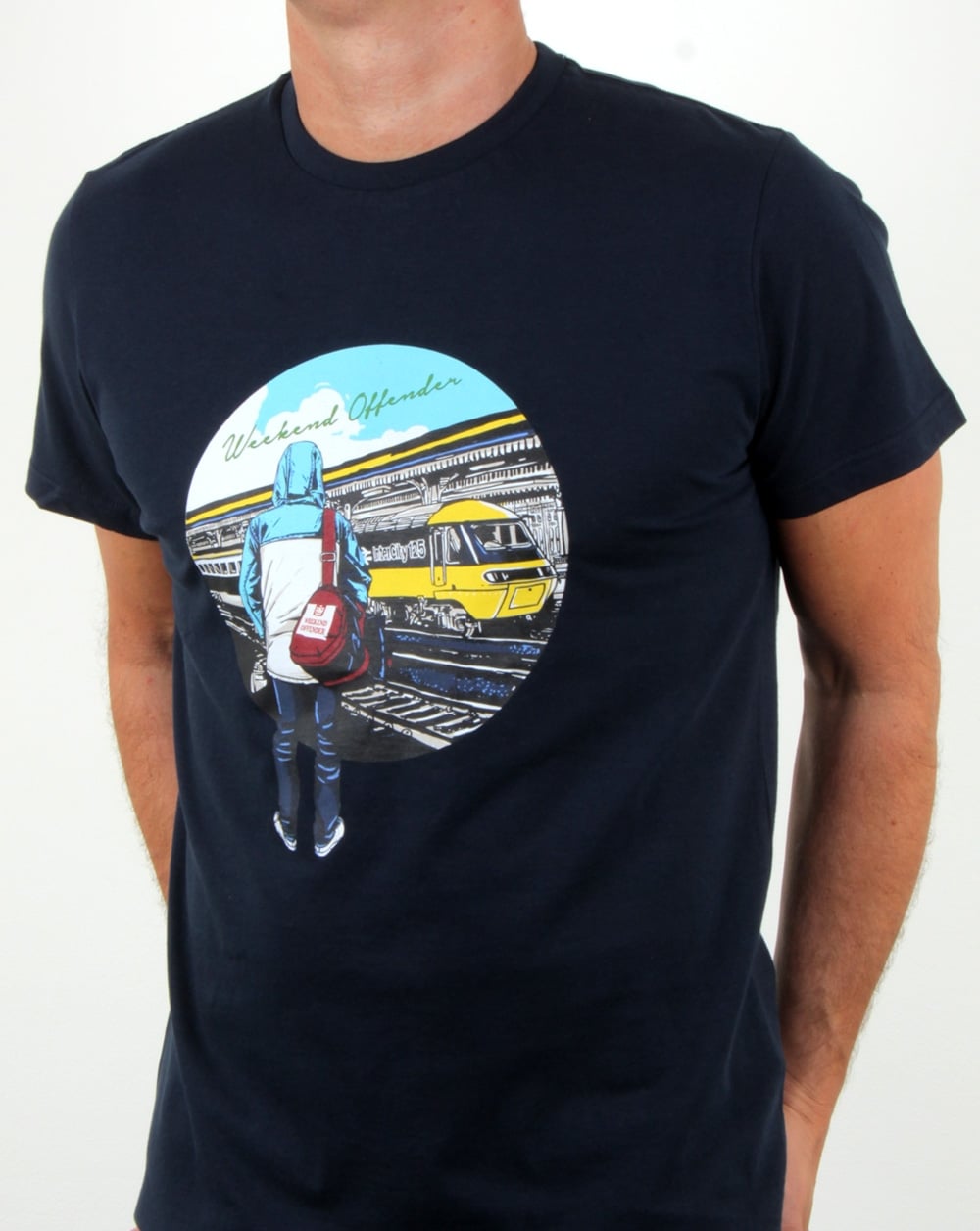 Weekend Offender Away Days T Shirt Navy