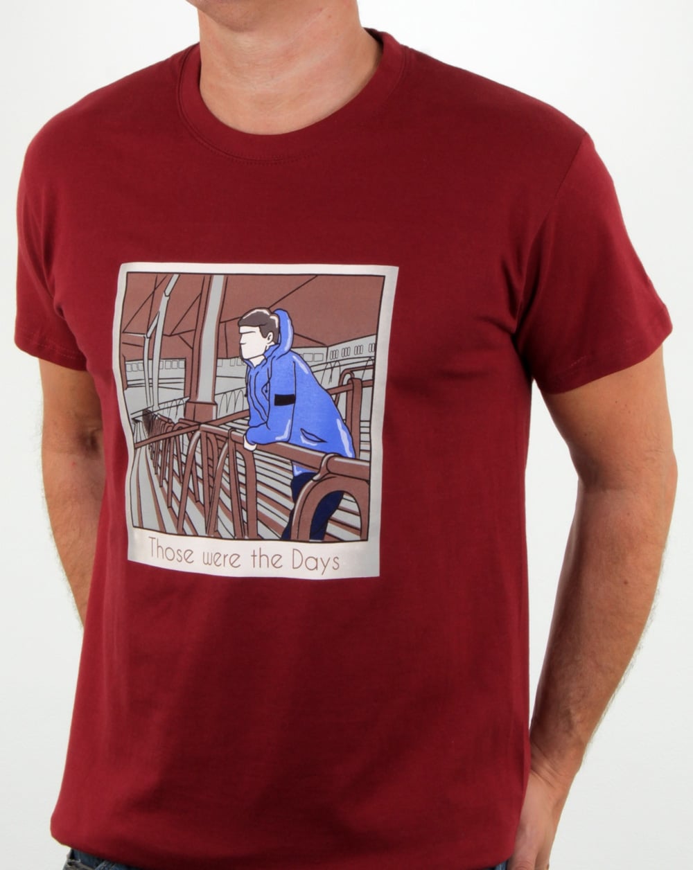 80s Casuals Those Were The Days T Shirt Chilli Red