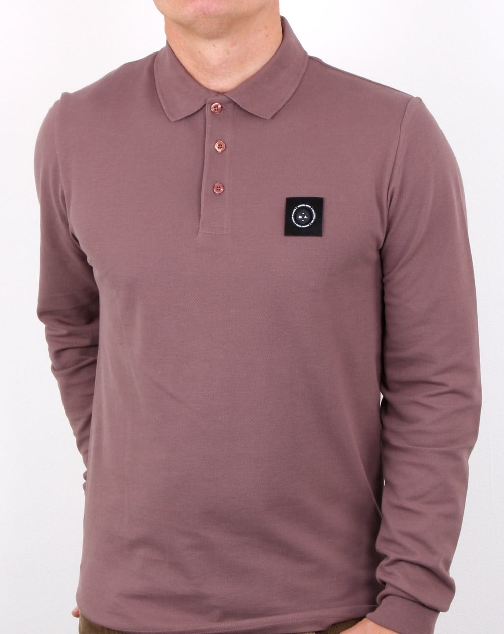 Marshall Artist Siren Ls Polo Shirt Rose Gold