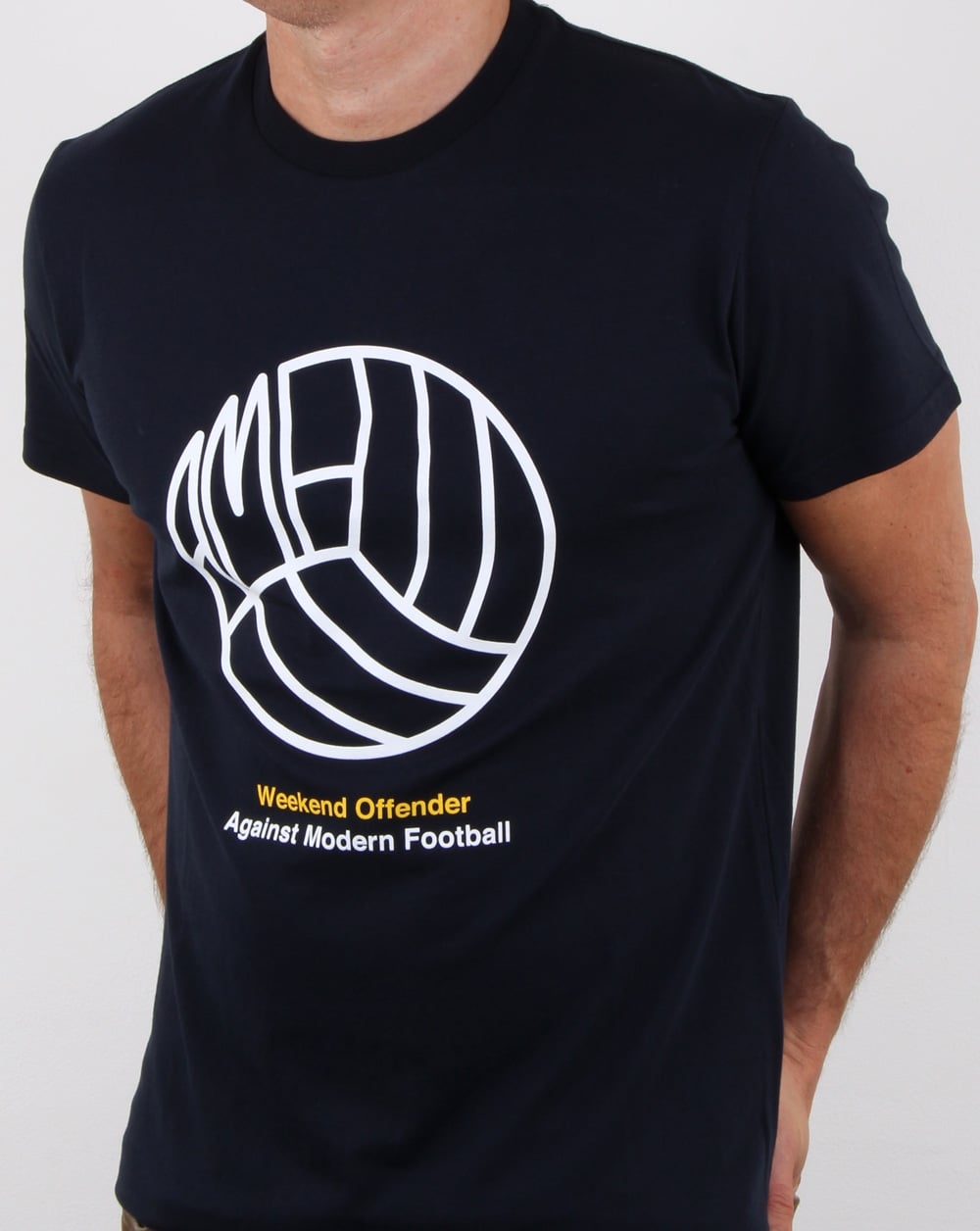 Weekend Offender Stand T Shirt Navy