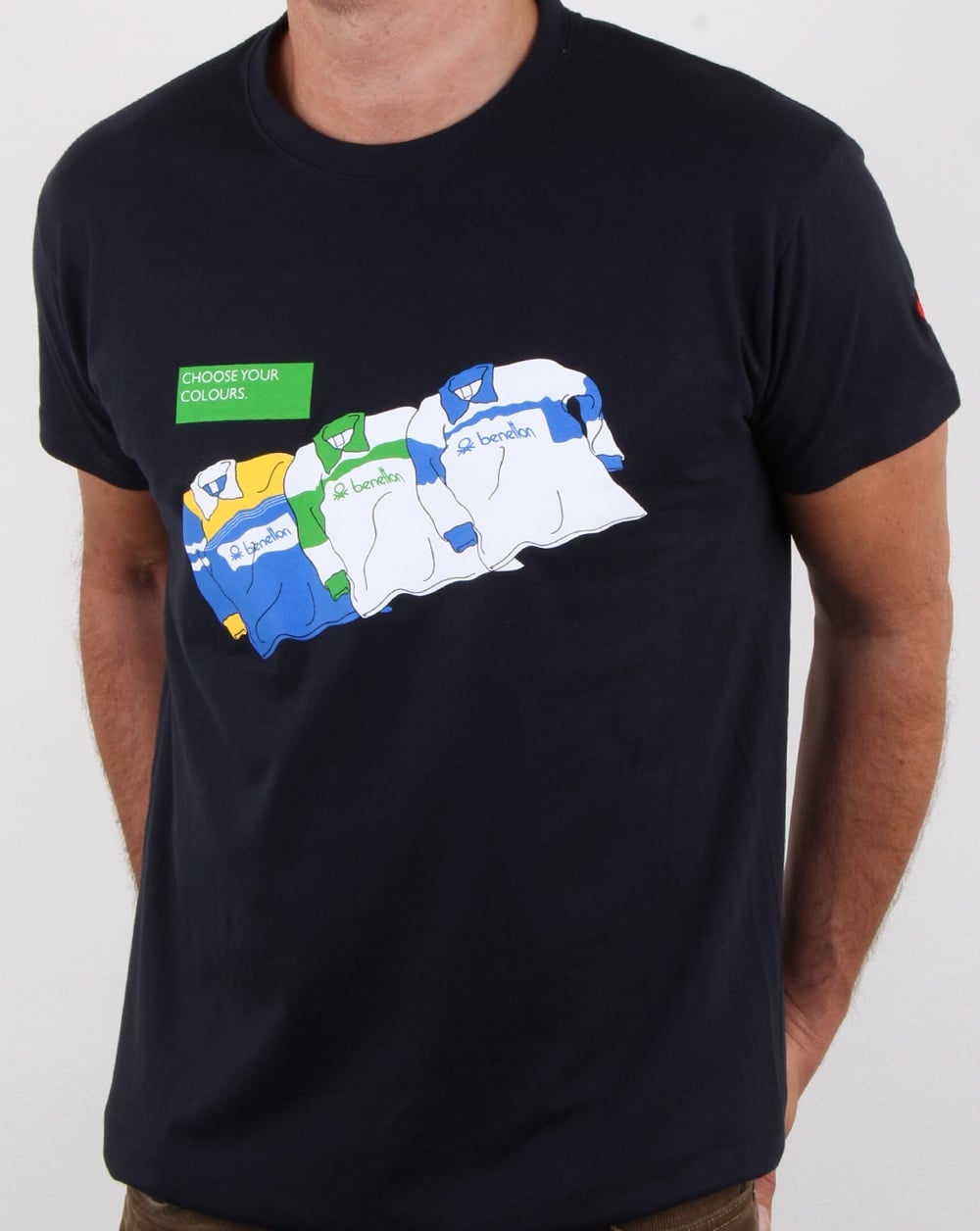 80s Casuals Choose Your Colours T Shirt Navy