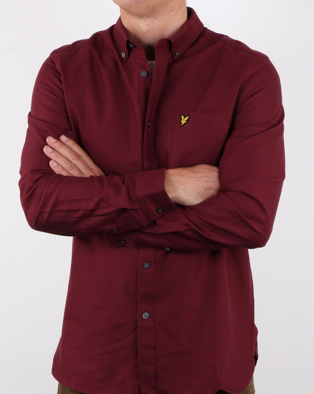 Lyle And Scott Oxford Shirt Claret Jug