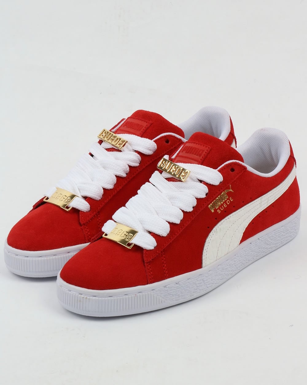 Puma Suede Classic Bboy Fabulous Trainers Red/white