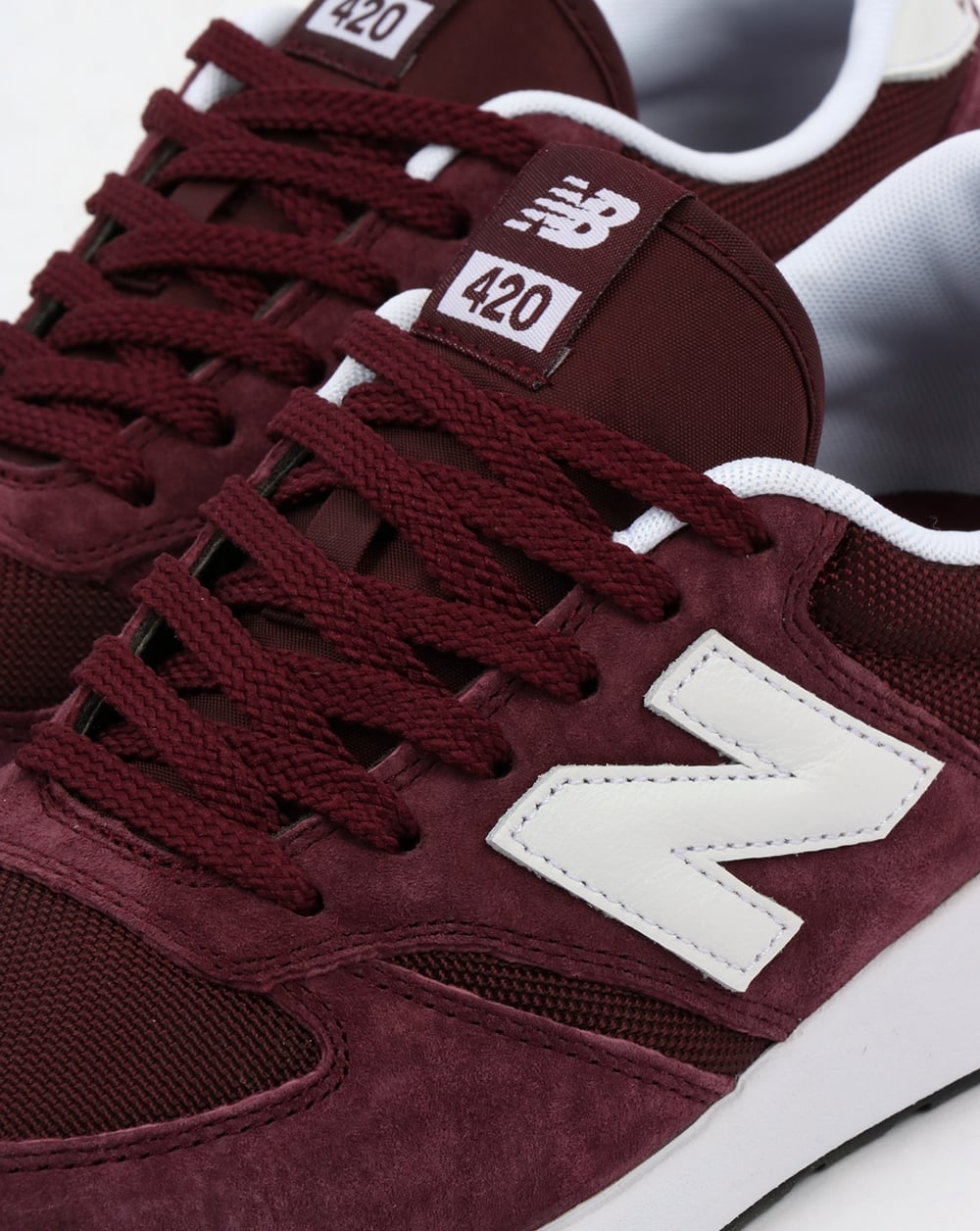 New Balance 420 Re-engineered Trainers Burgundy