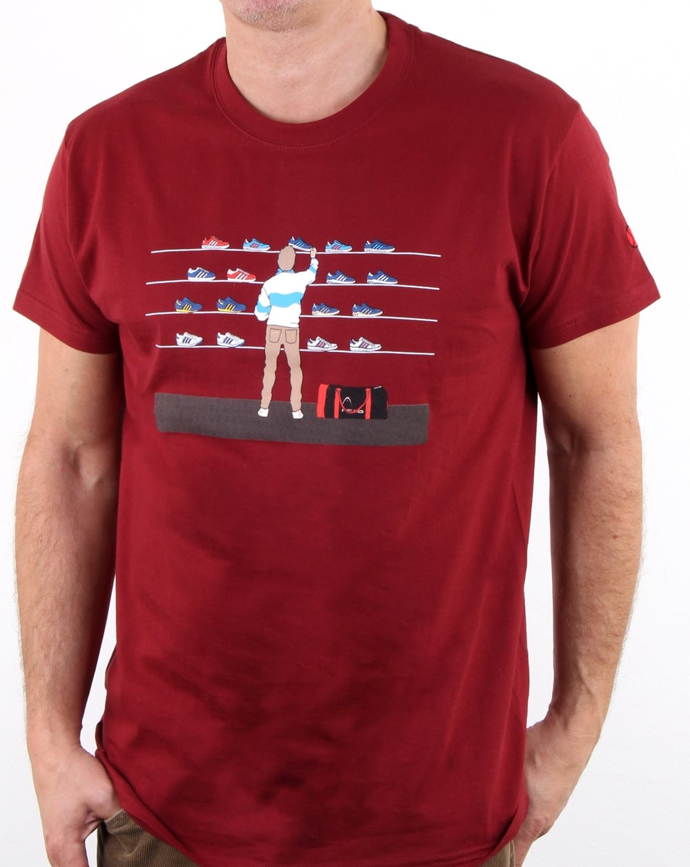 Eighties Tales Of Train Journeys T Shirt Red