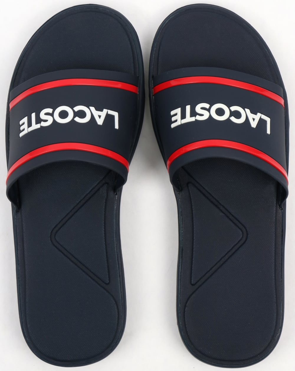 Lacoste Footwear L.30 Sliders Navy/Red