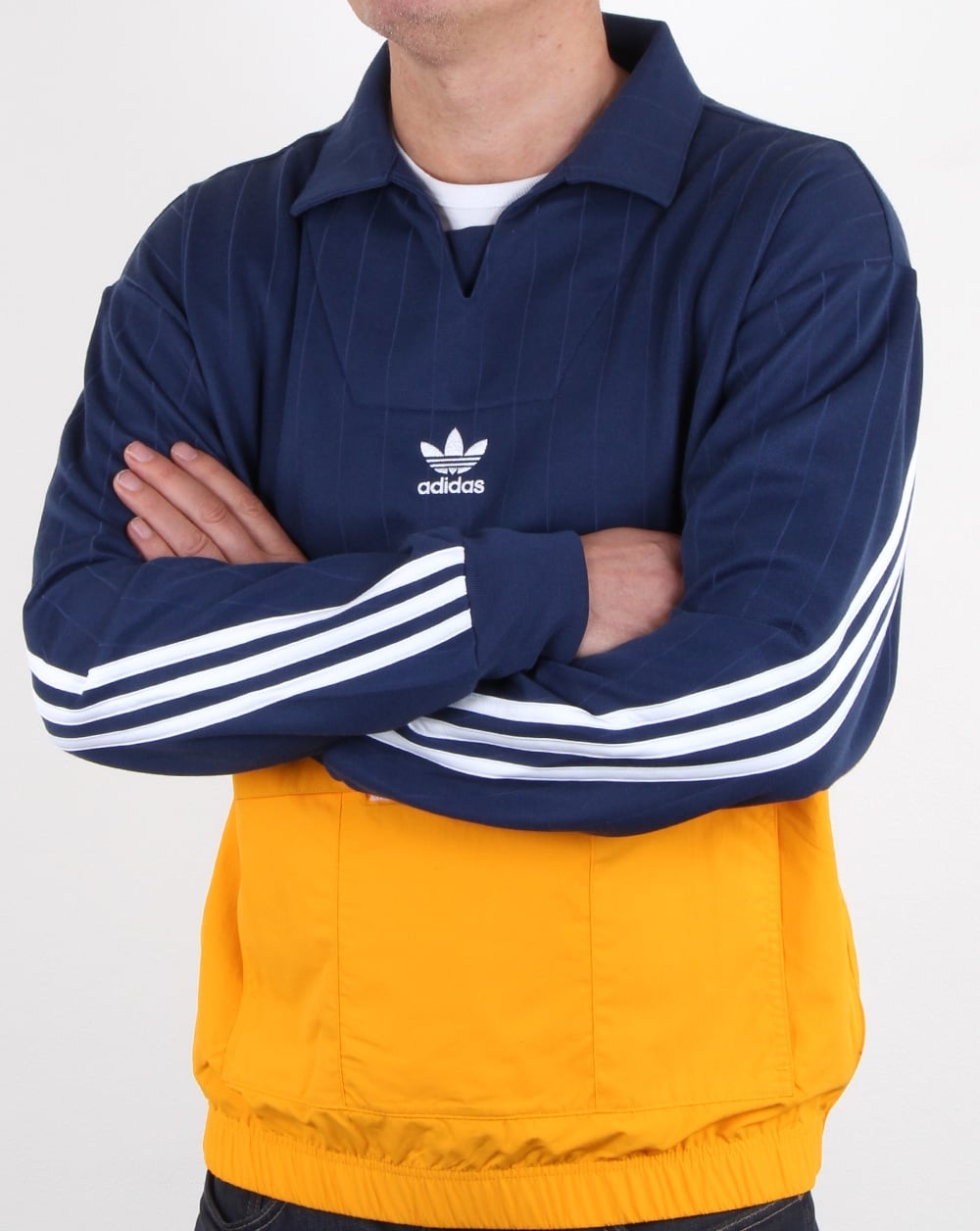 Adidas Originals Drill Pullover Noble Indigo/gold