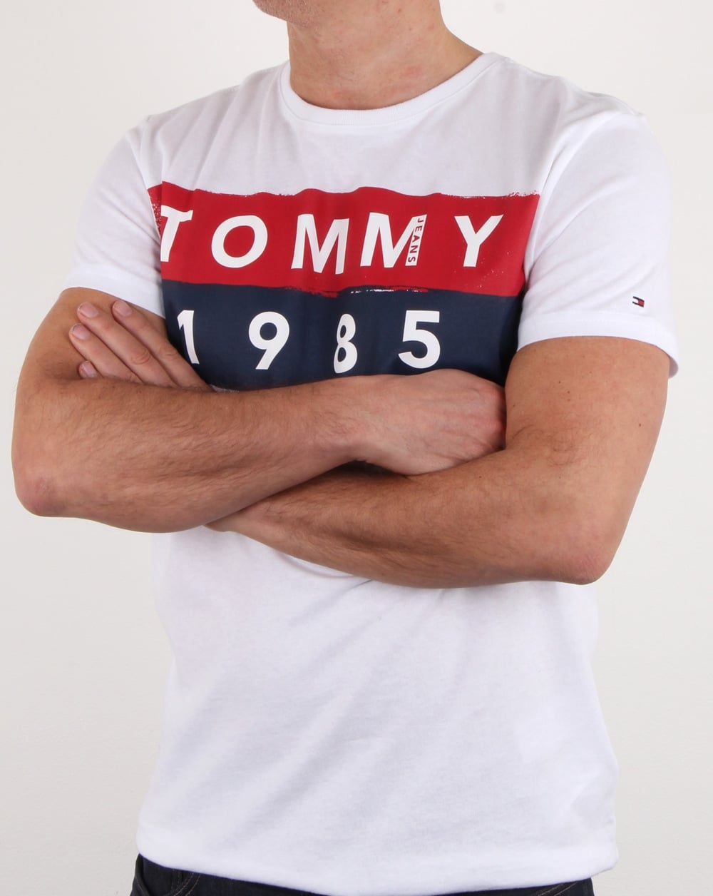 Tommy Hilfiger 1985 Logo T Shirt White