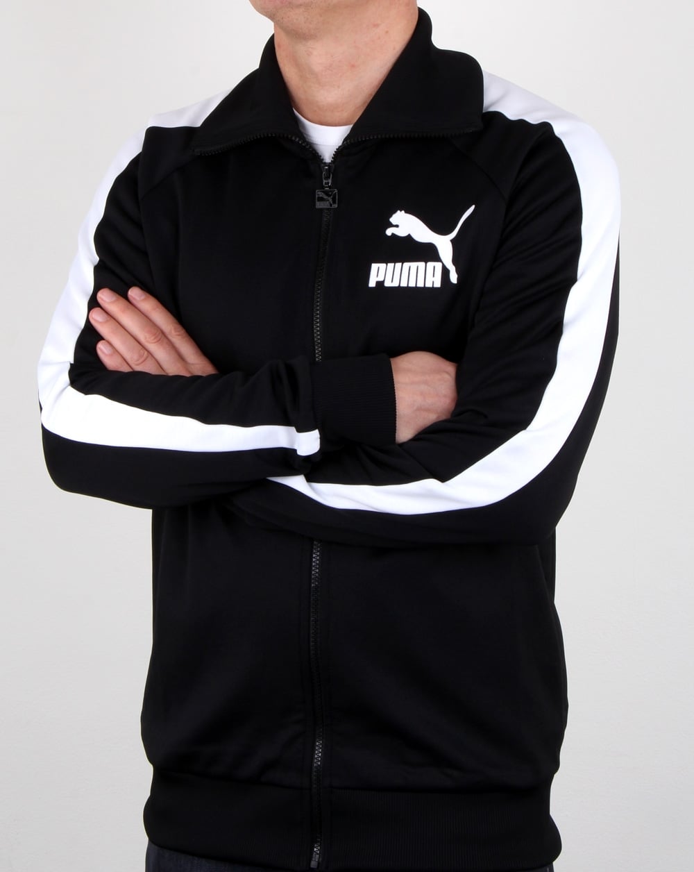 Puma T7 Vintage Track Jacket Black/white