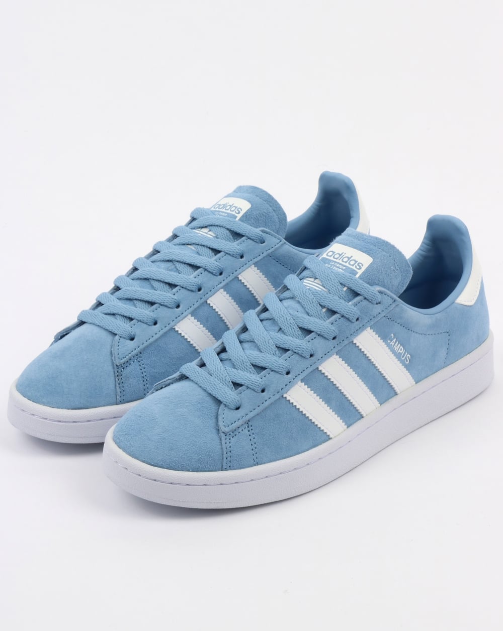 Adidas Campus Trainers Sky Blue/White