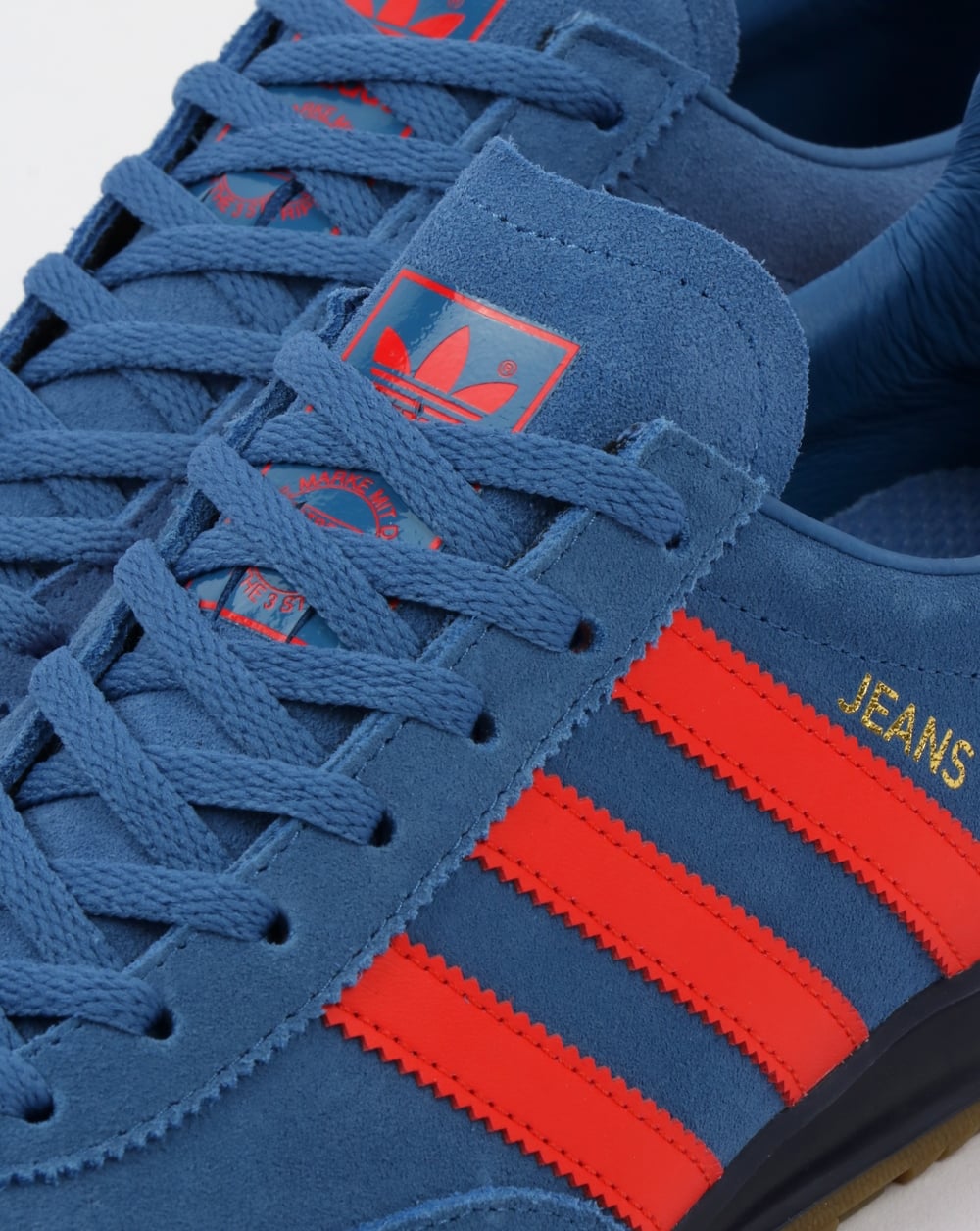 Adidas Jeans Trainers Mk2 Royal/Red