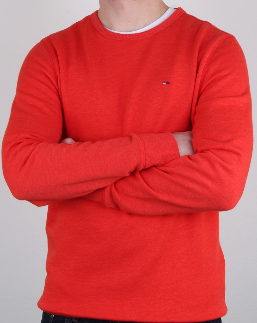 Tommy Hilfiger Cotton Fleece Sweatshirt Orange