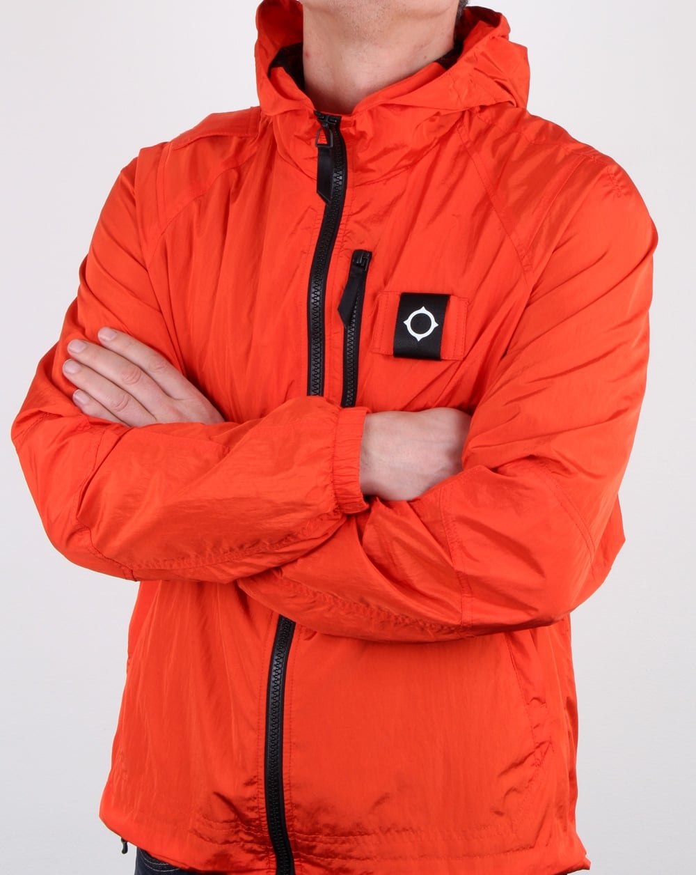 Ma.strum Pegasus Crystal Nylon Jacket Orange