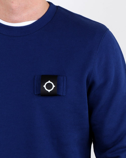Ma.Strum Ma.strum Training Crew Sweat Dark Indigo