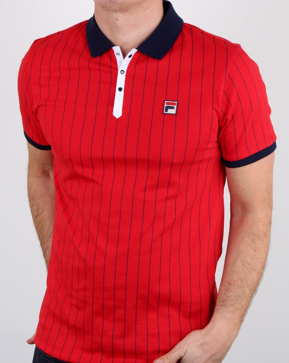 Fila Vintage Bb1 Polo Shirt Red