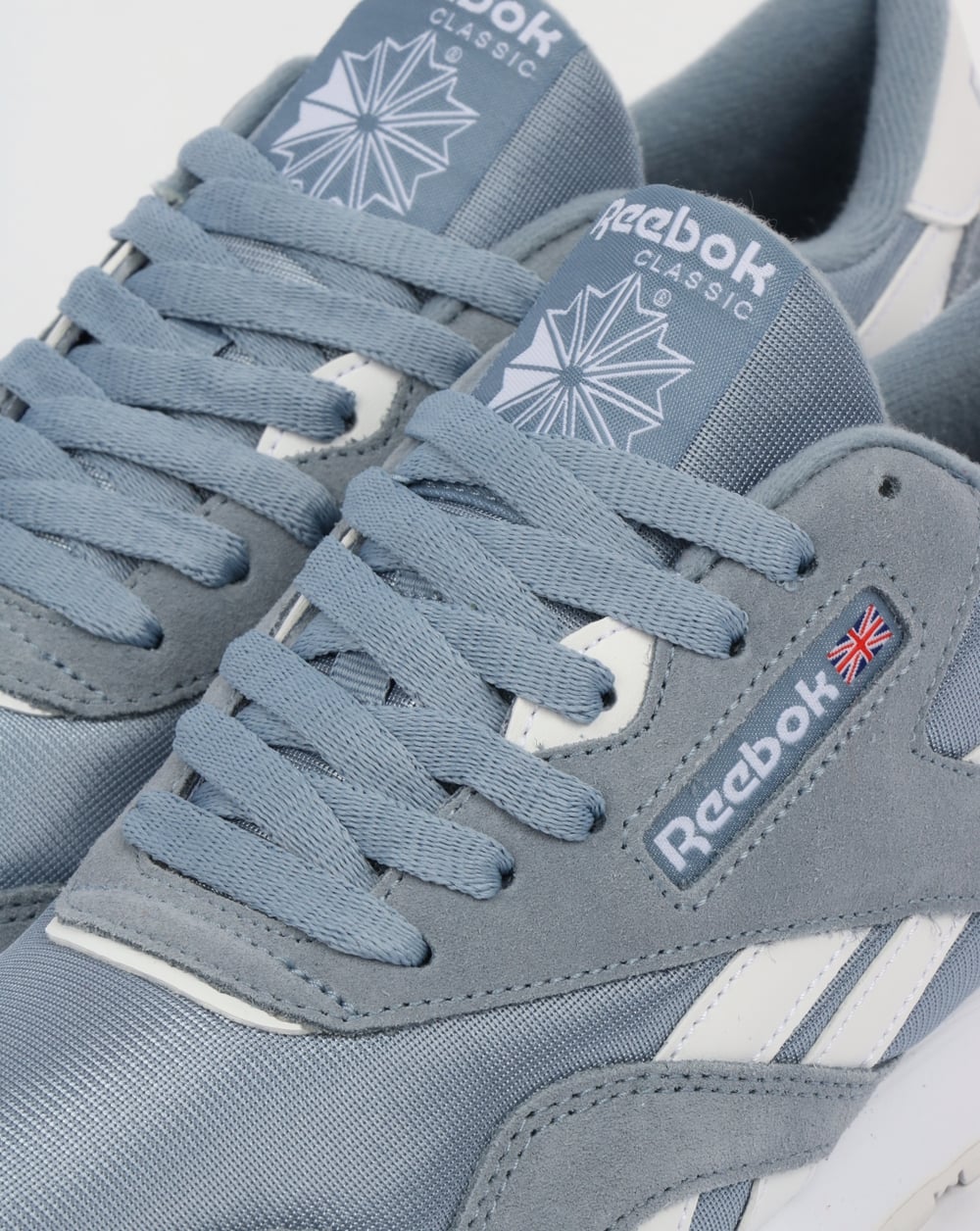 Reebok Classic Nylon Trainers light Blue Grey /White