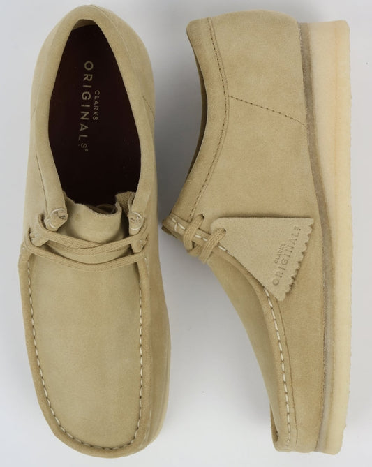 Clarks Originals Clarks Originals Wallabee Suede Shoes Maple