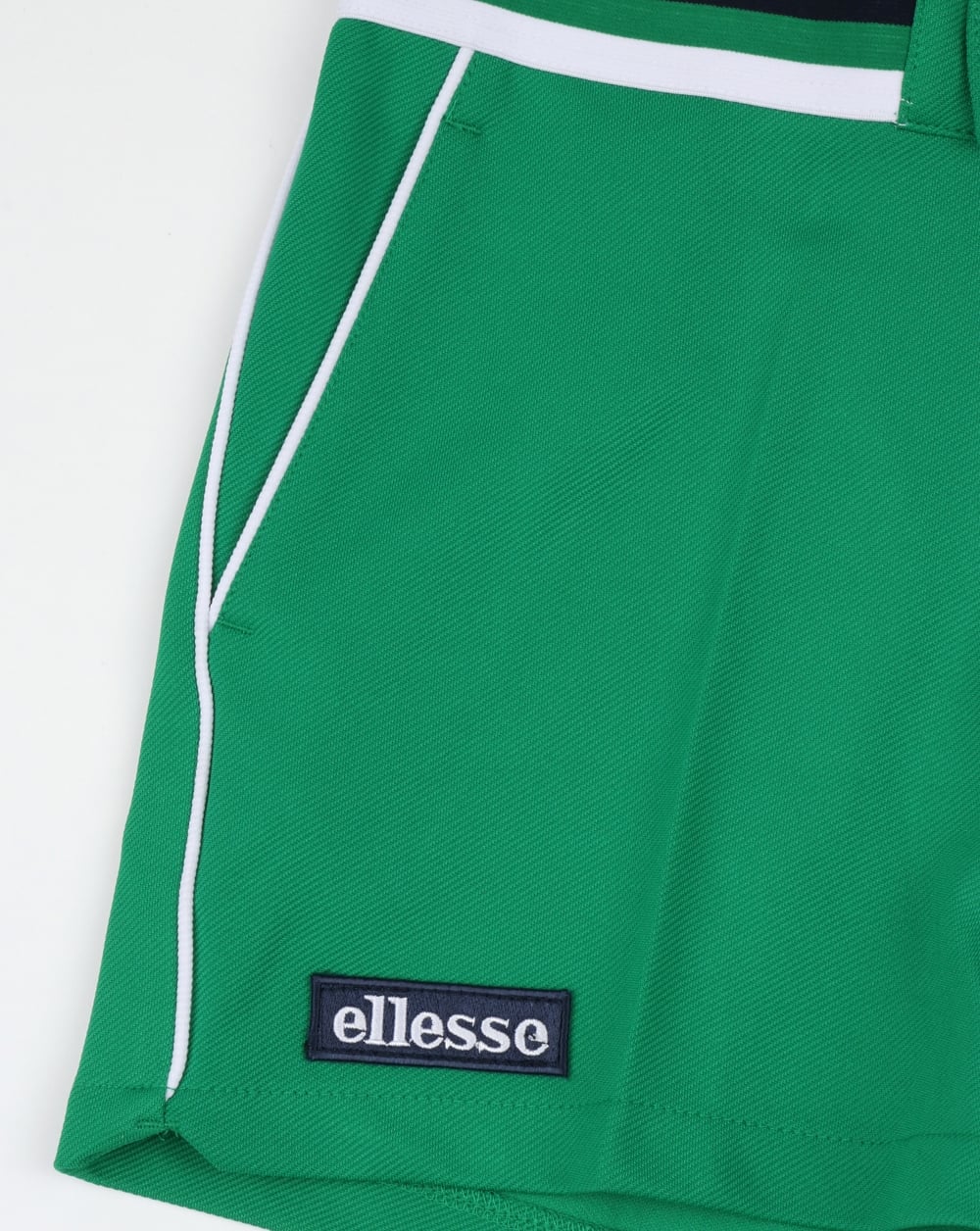 Ellesse Piped Tennis Style Shorts Green