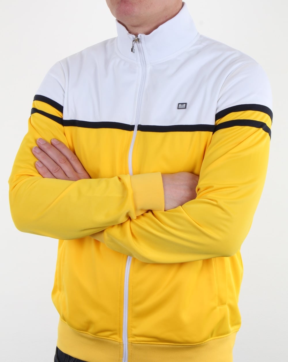 Weekend Offender Steinbeck Track Top Lemon