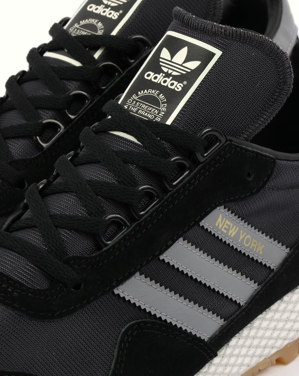 Adidas New York Trainers Black/Grey
