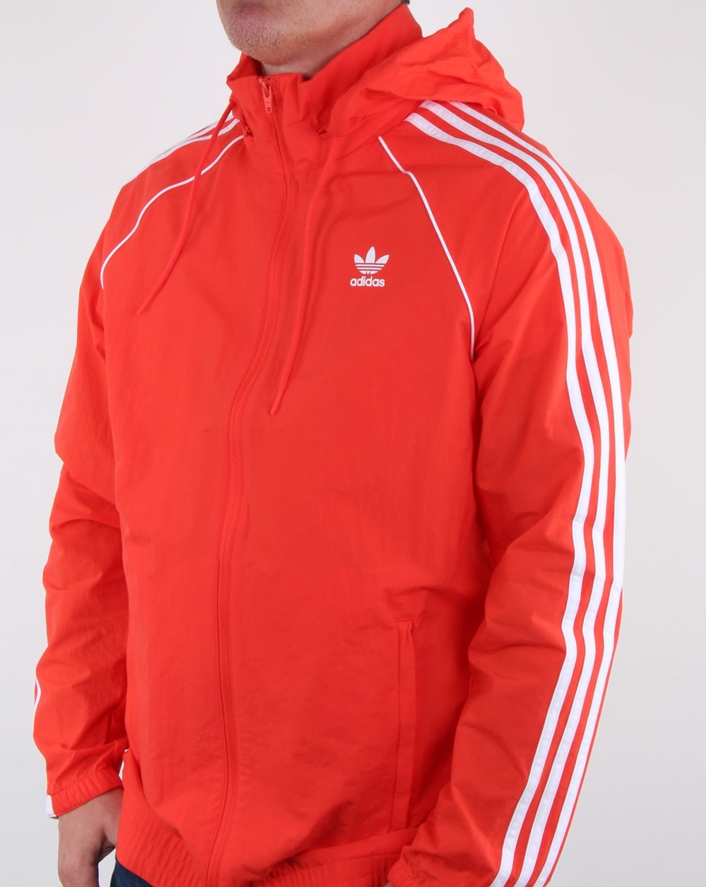 Adidas Originals Superstar Windbreaker Hi Res Red