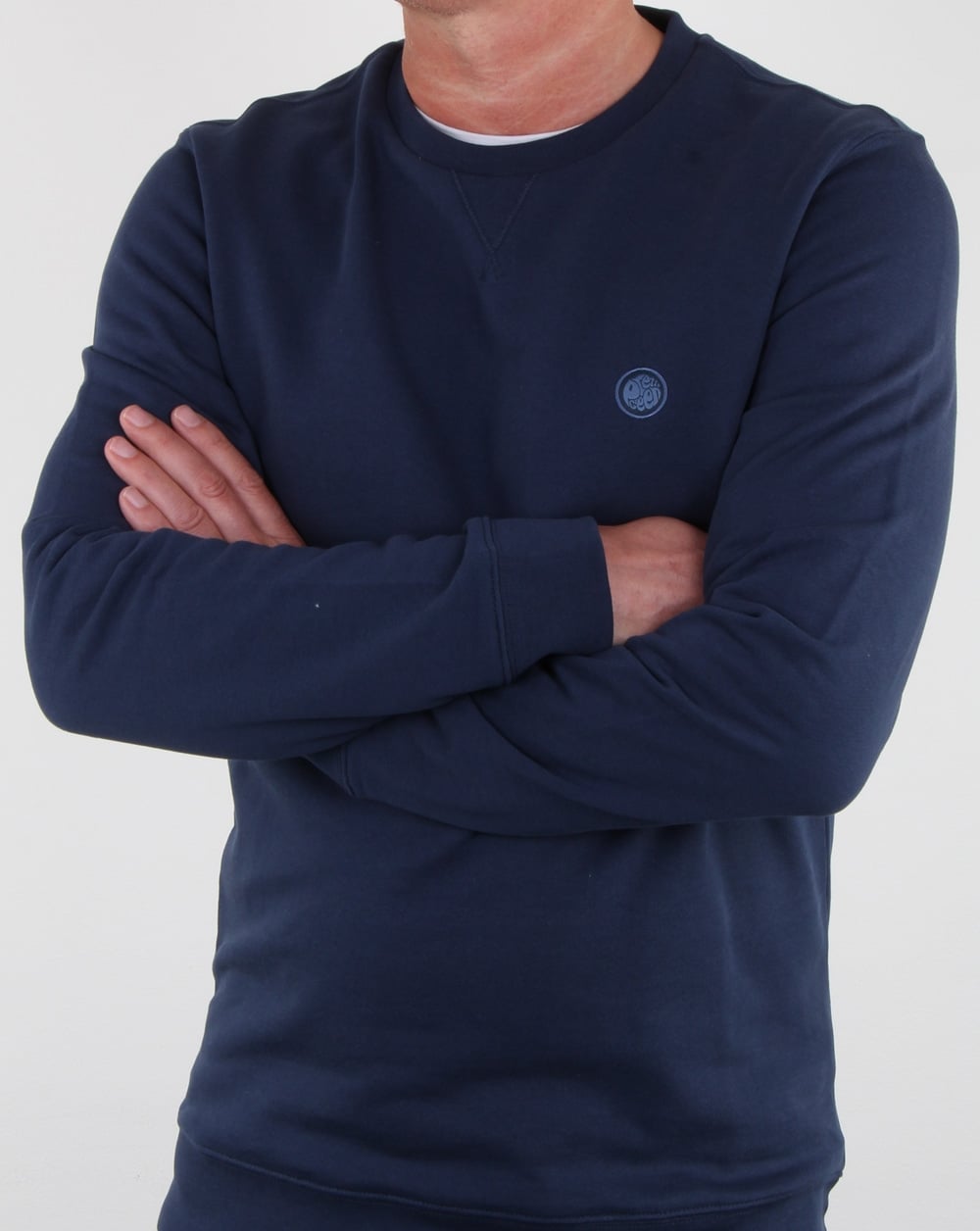 Pretty Green Clements Crew Sweat Navy