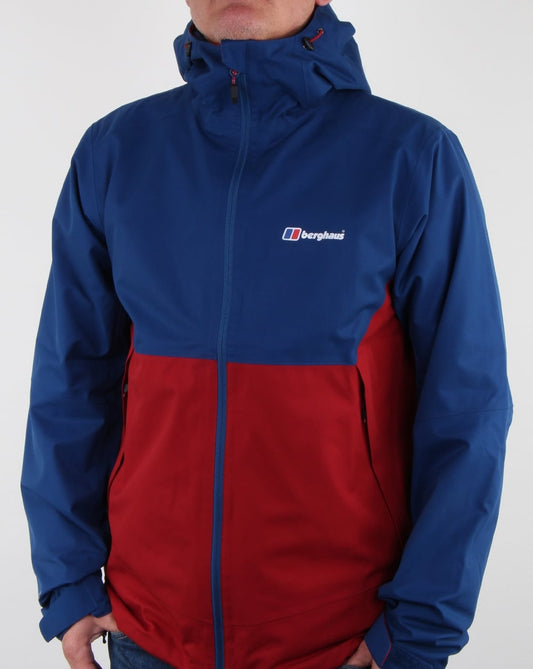 Berghaus Berghaus Fellmaster Shell Jacket Red Dahlia/Deep Water Blue