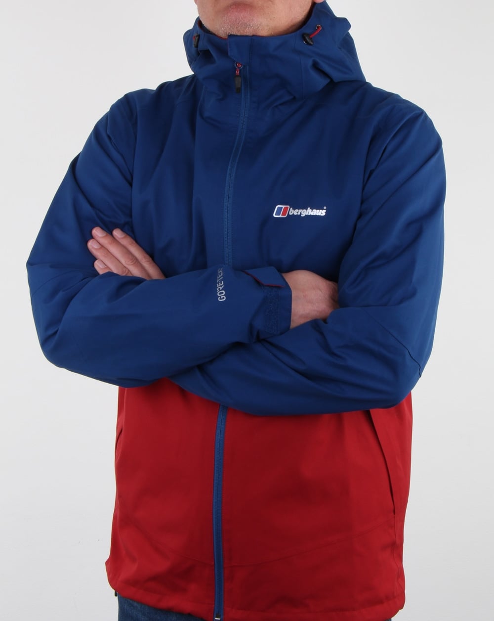 Berghaus Fellmaster Shell Jacket Red Dahlia/Deep Water Blue