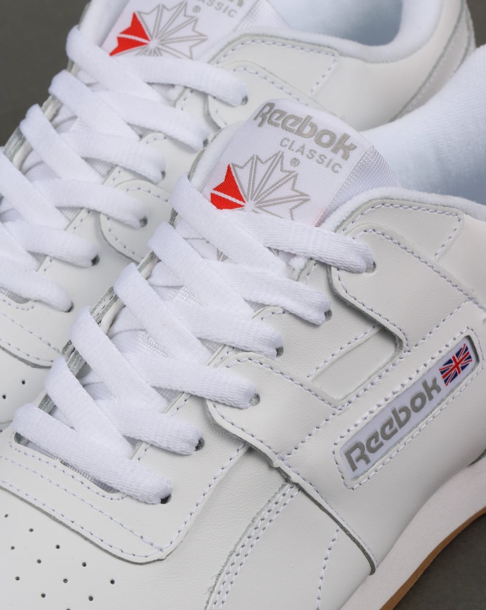 Reebok Workout Plus Trainers White/Carbon/Gum
