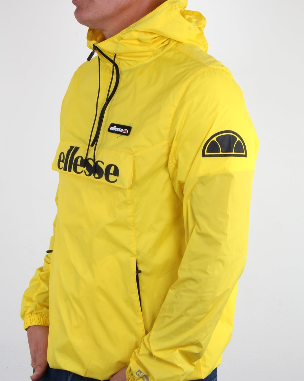 Ellesse Half Zip Jacket Vibrant Yellow