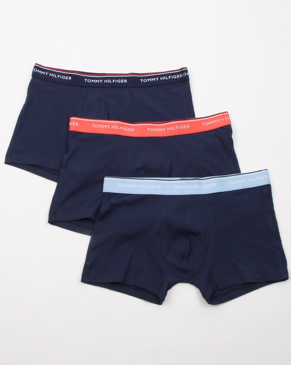 Tommy Hilfiger 3 Pack Boxers Navy/Sky/Coral