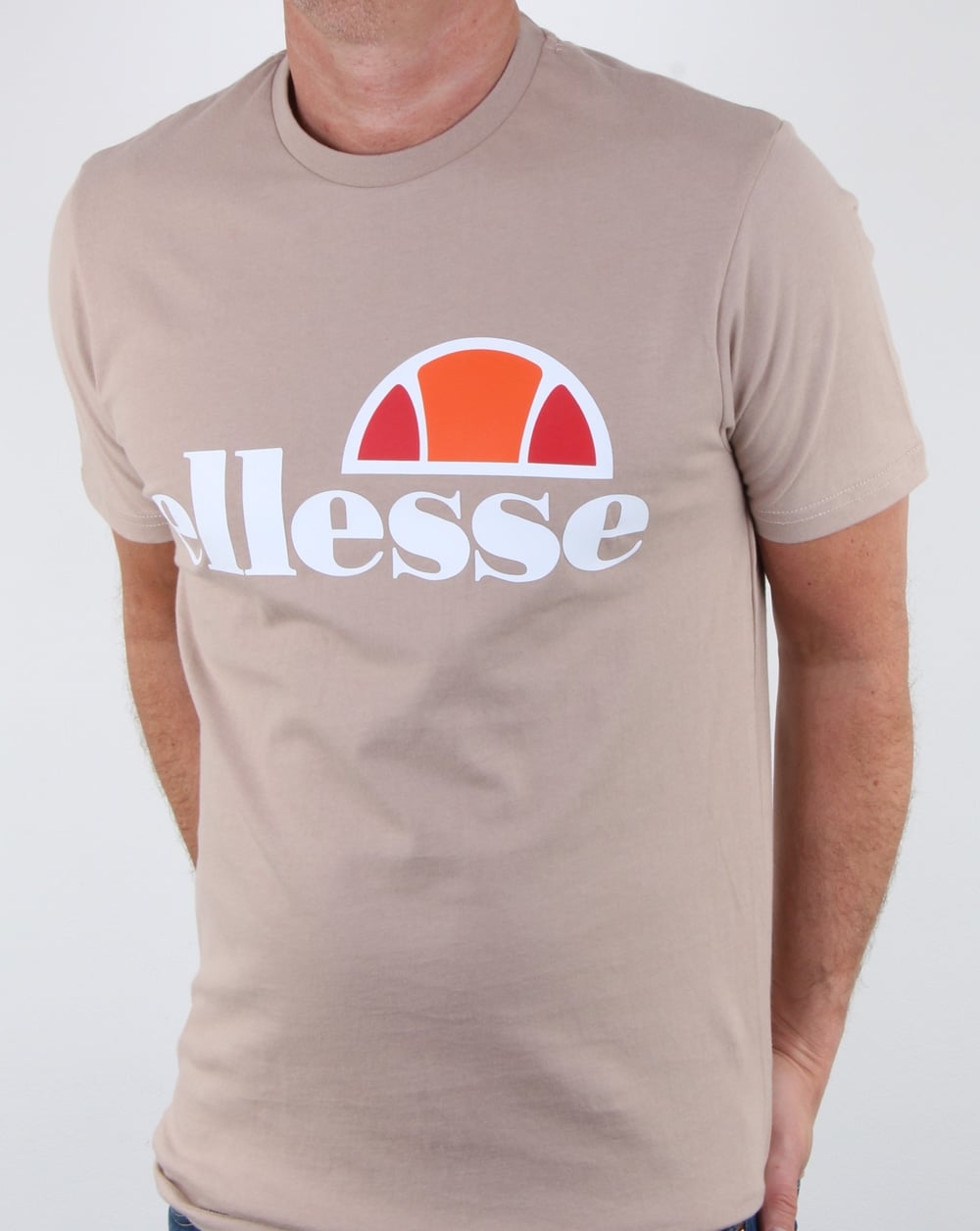 Ellesse Prado T Shirt Grey Stone