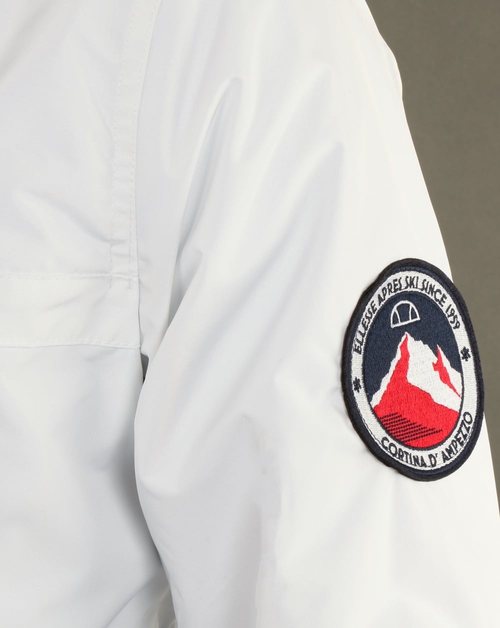 Ellesse Quarter Zip Overhead Jacket White