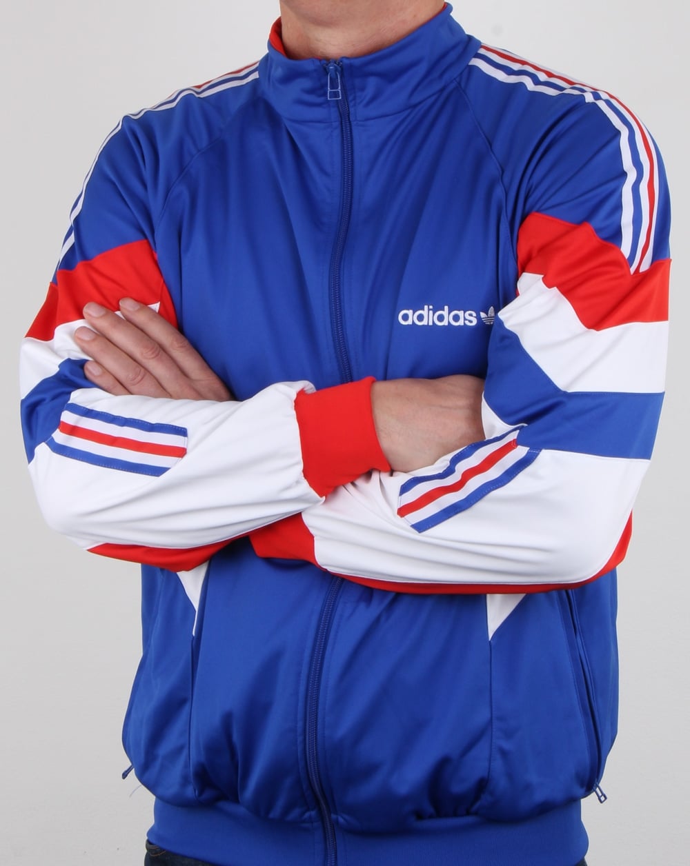 Adidas Originals Aloxe Track Top Bold Blue/white