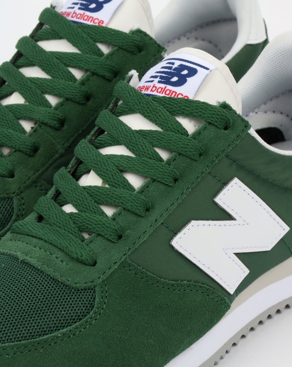 New Balance 220 Trainers Forest Green/White