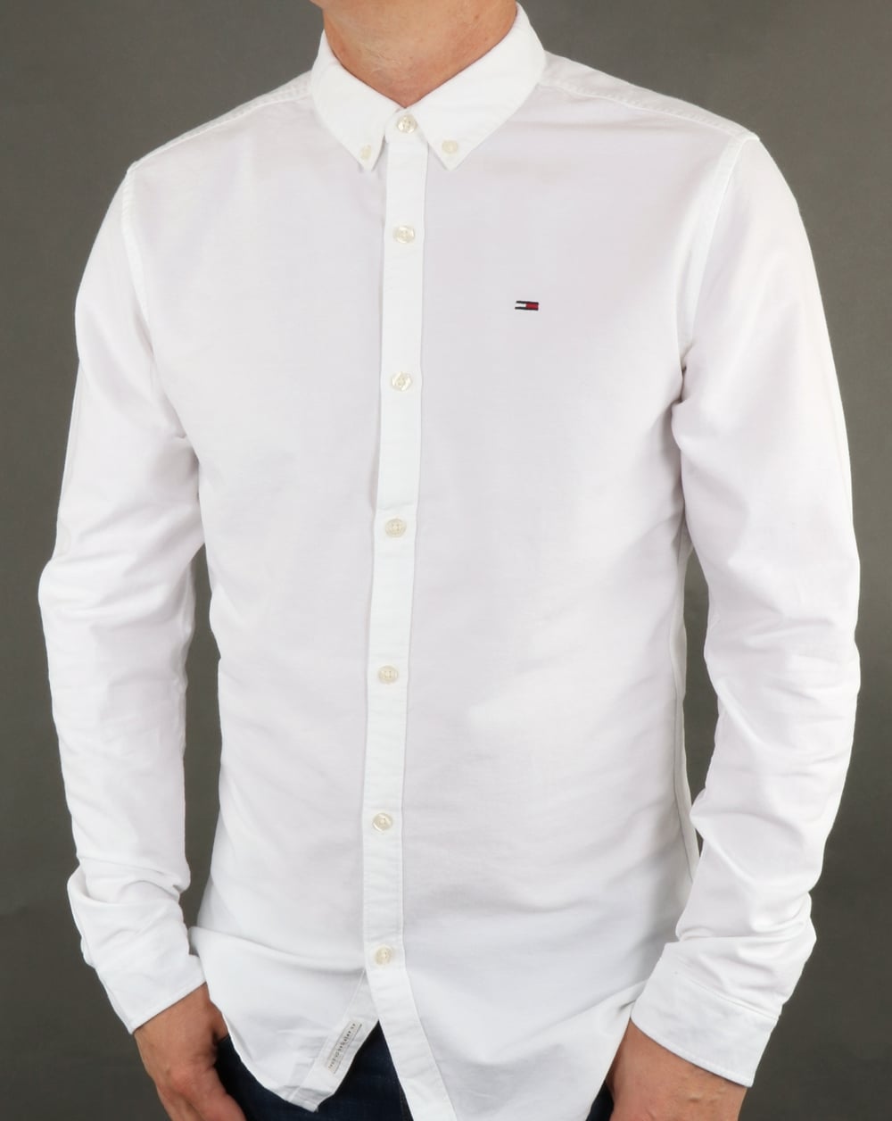 Tommy Hilfiger Cotton Oxford Shirt Classic White