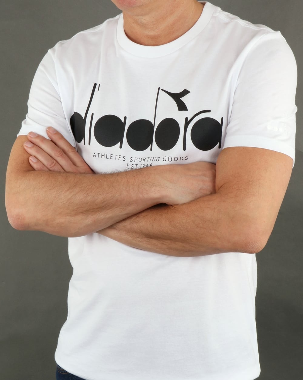 Diadora Logo T-shirt White Big Logo