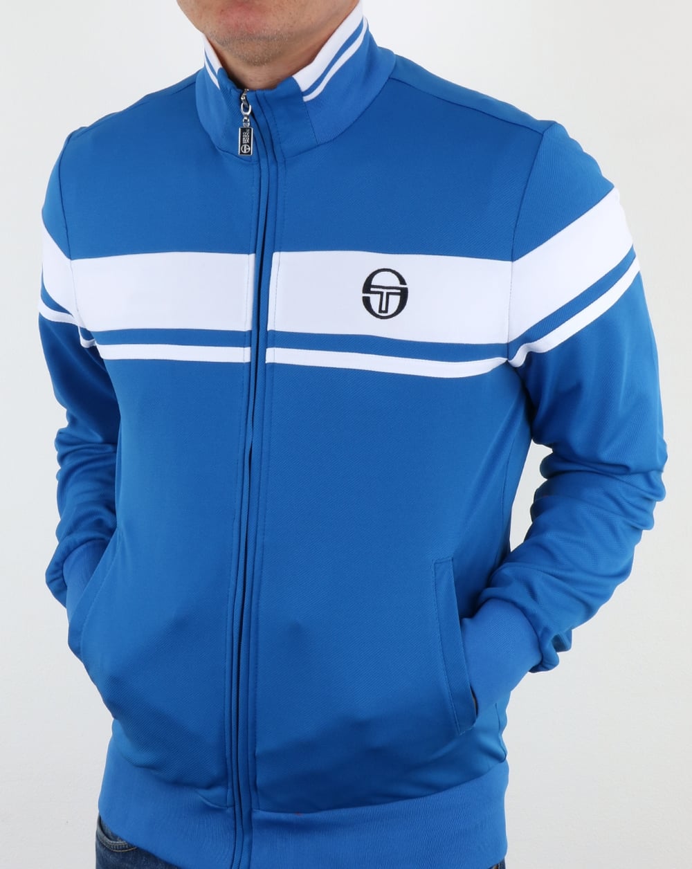 Sergio Tacchini Masters Track Top Royal Blue/white