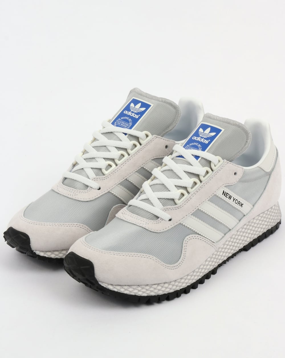Adidas New York Trainers Crystal White/Grey,OG,shoes,original,runners,retro  – 80's Casual Classics