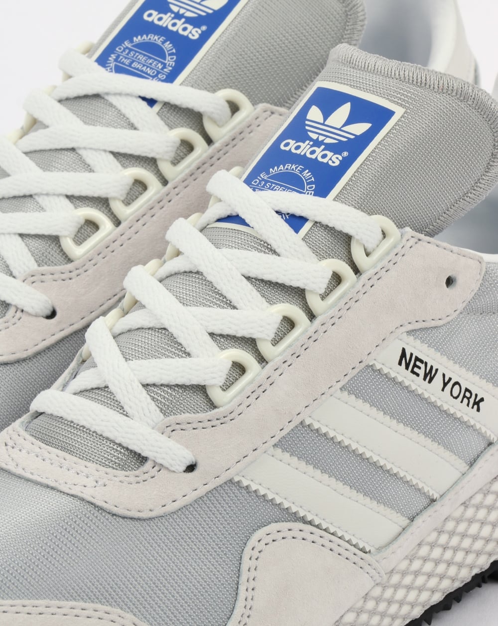 Adidas New York Trainers Crystal White/Grey