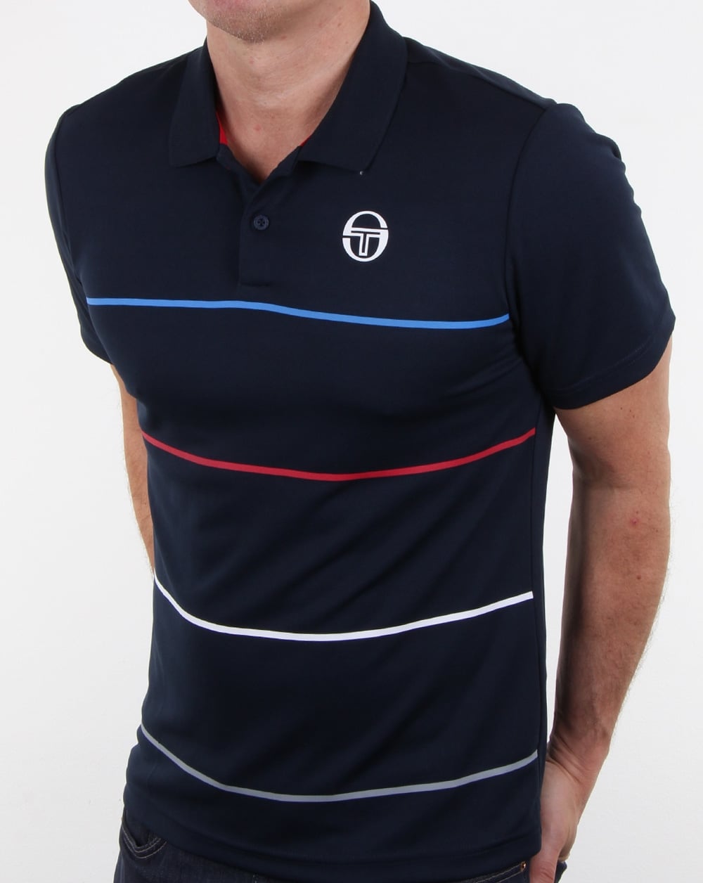Sergio Tacchini Zakar Polo Shirt Navy