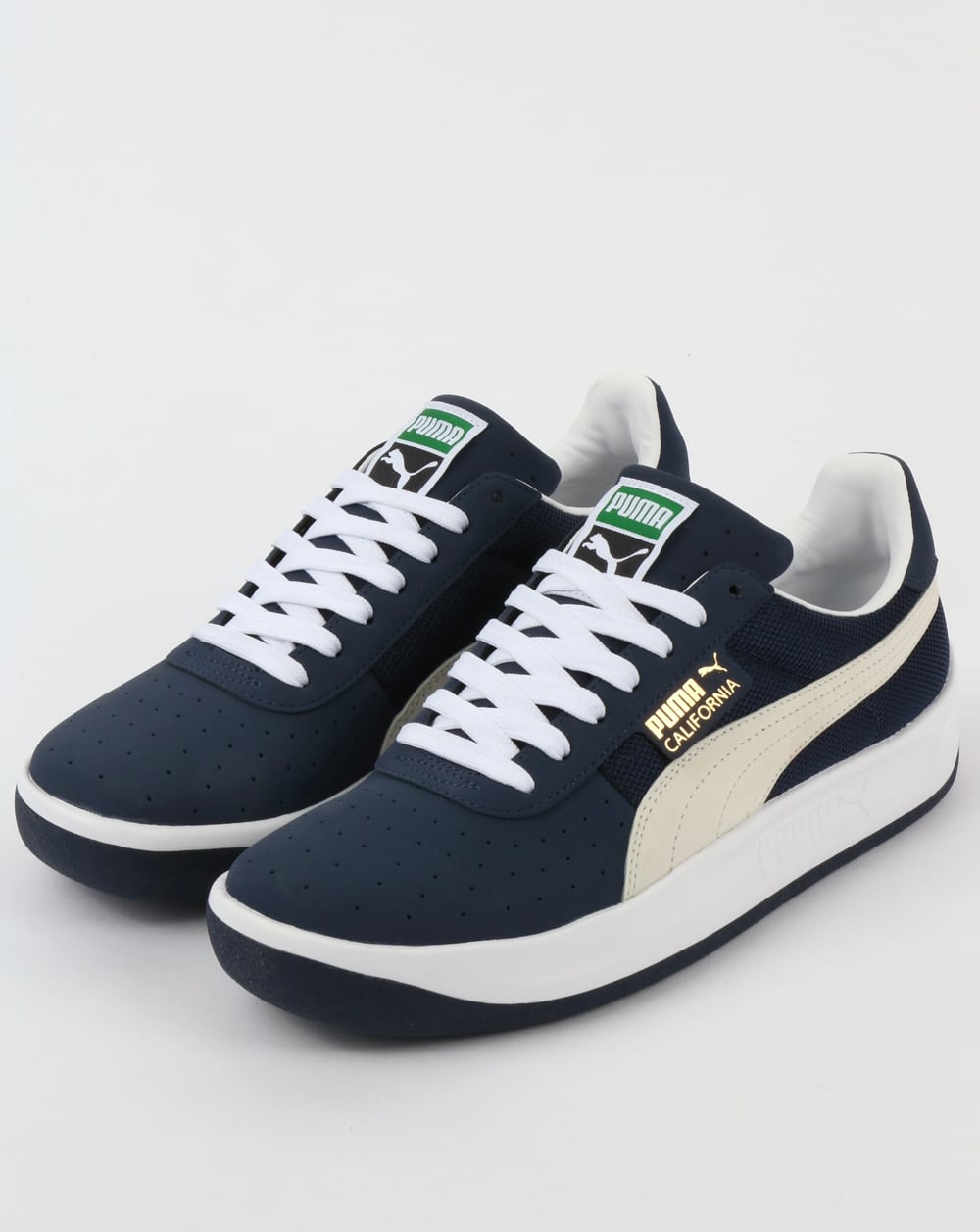 Puma California VTG Trainers Navy/White