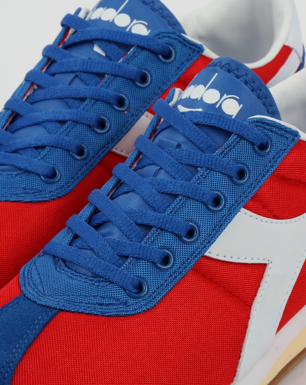 Diadora Sirio Trainers Fiery Red/Victoria Blue