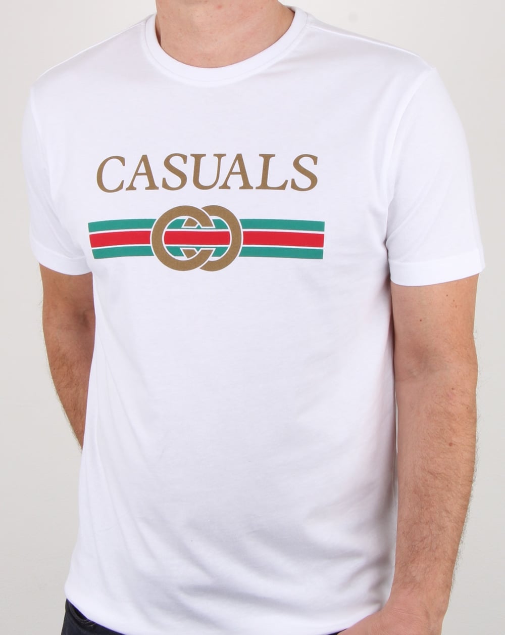 80s Casual Classics Designer Casual T Shirt White