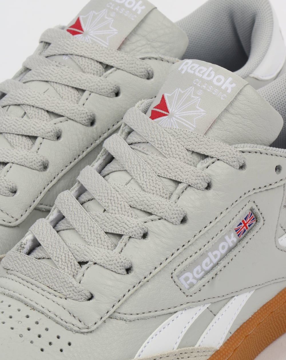 Reebok Revenge Plus Gum Trainers Skull Grey/White