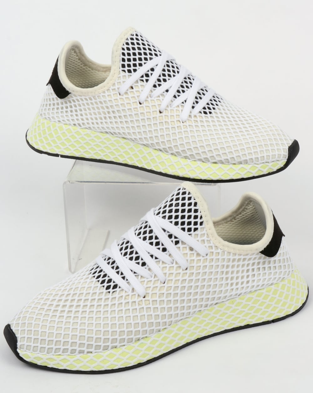 Adidas Deerupt Runner Trainers Chalk White/Black