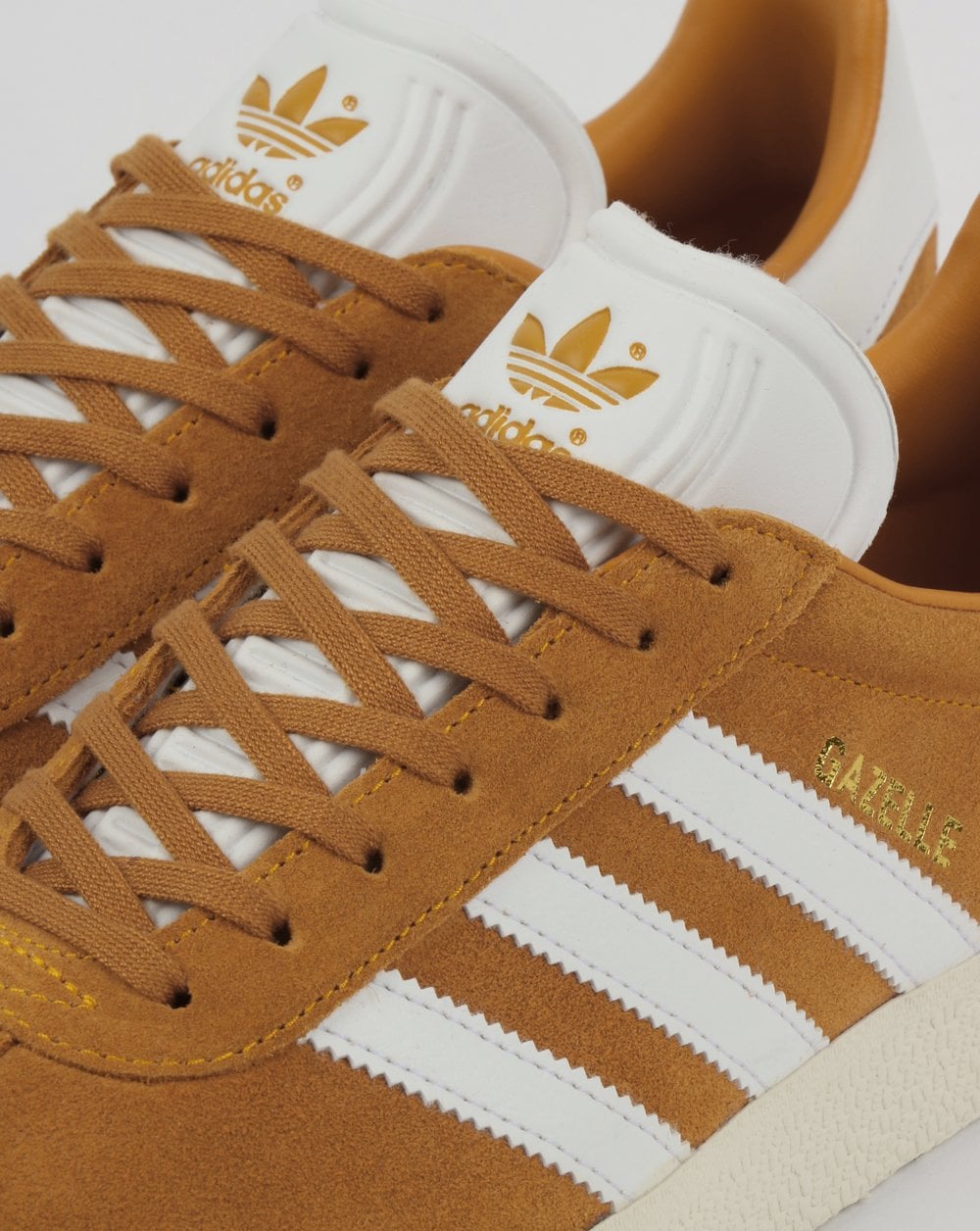 Adidas Gazelle Trainers Collegiate Gold/White