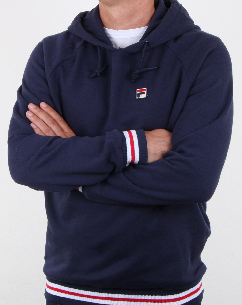Fila Vintage Jordan Hoody Navy/red/white